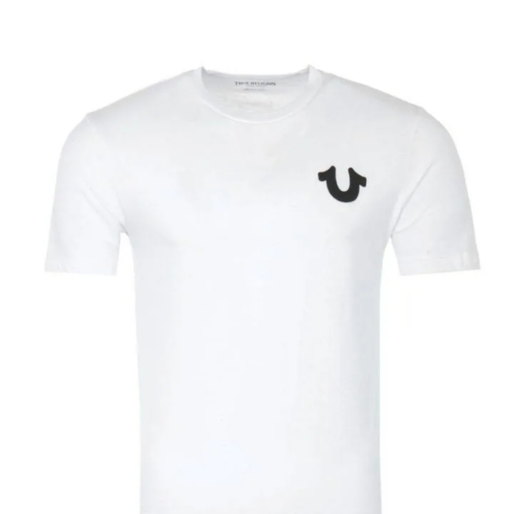 NWT True Religion V-Neck Horseshoe Logo T-Shirt XL